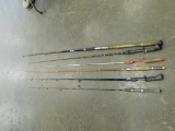 (6) FISHING RODS