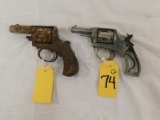 (2) OLD REVOLVERS - AMERICAN BULL DOG & BRITISH BULL DOG