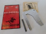 McKILLEN & HEYER LENGTH GAUGE W/ WINCHESTER RELOADERS MANUAL