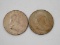 (2) 1954 FRANKLIN HALF DOLLARS