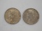 (2) 1922 SILVER PEACE DOLLARS