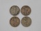 (4) 1934 LIBERTY WALKING SILVER HALF DOLLARS