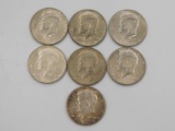 (7) 1964 KENNEDY HALFDOLLAR