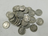 (27) CIRCULATED BUFFALO NICKELS