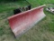 WESTERN 7 1/2FT SNOW PLOW WITH UNIVERSAL SKID LOADER MOUNT