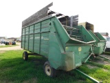 JOHN DEERE 115 CHUCK WAGON SILAGE WAGON ON 1065 GEAR