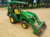 2005 JOHN DEERE 3120 MFWD W/ 300CX LOADER & 447 BACKHOE