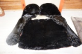 VINTAGE FAUX FUR COLLAR AND MUFF
