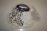 (5) ASSORTED BEAD NECKLACES