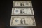 (3) FUNNY BACK SILVER CERTIFICATES