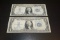 (3) FUNNY BACK SILVER CERTIFICATES