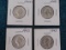 (4) SILVER WASHINGTON QUARTERS (3) 1943, 1943S