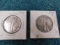 (2) SILVER LIBERTY WALKING HALF DOLLARS1940, 1940S