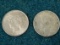 (2) SILVER PEACE DOLLARS 1922, 1926S