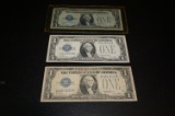 (3) FUNNY BACK SILVER CERTIFICATES