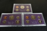 (3) 1986 PROOF SETS