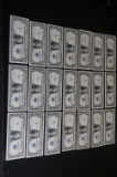 (21) 1957B SERIES SILVER CERTIFICATES