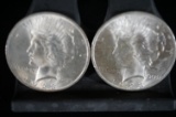 (2) 1923 PEACE DOLLARS