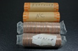 (4) ROLLS UNCIRCULATED STATE QUARTERS