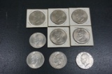 (9) EISENHOWER DOLLARS