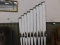 SET OF 9 HANDMADE ORGAN PIPES - DECORATION ONLY