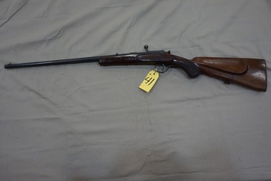 JG ANSCHULTZ SINGLE SHOT BOLT ACTION 6MM RIFLE