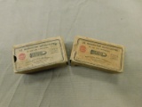 (2) VINTAGE 50RD BOXES UMC .22 REMINGTON AUTO LOADING AMMO