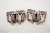 (2) MOSIN-NAGANT DOUBLE PACK AMMO HOLSTERS