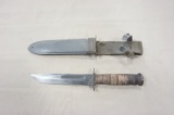 U.S.N MK2 MILITARY KNIFE W/ SHEATH