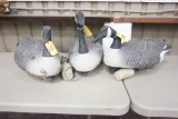 (3) G&H GOOSE DECOYS W/ WEIGHTS