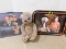 VINTAGE ET - TV TRAY, DOLL &RECORD  BOOK