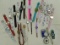 (21) PCS. ASSORTED FASHON JEWELRY WRIST WATCHES & (1) POCKET WATCH