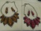 (2) NECKLACE / EARRING SETS