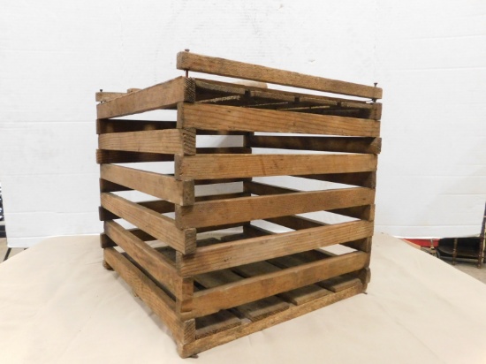 WOODEN EGG CRATE