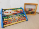 (2) VINTAGE ABACUS