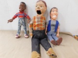 URKEL, ERNIE & HOWDY DOODY DOLLS