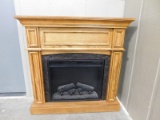 OAK ELECTRIC FIREPLACE