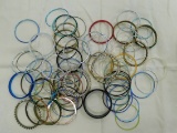 (73) ASSORTED BANGLE BRACELETS