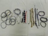 (21) ASSORTED FASHON JEWELRY BRACELETS