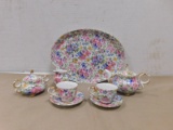 SMALL DECORATIVE CHILDS TEA SET