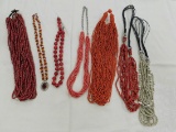 (7) ASSORTED FASHON JEWELRY NECKLACES