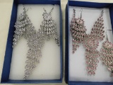 (2) NECKLACE / EARRING SETS