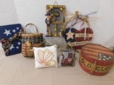 MISC. AMERICANA DECORATOR ITEMS