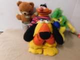 SMOKEY THE BEAR, GEINIE HAND PUPPET, ERNIE PUPPET & MUNCH MATES