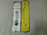 JOHN DEERE & H.O WHITE & SON ELEVATOR, THERMOMETERS