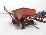 200 bu Gravity Wagon on Electric 5026 Gear w/ Hydraulic Brush Auger