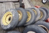 (6) 7.60-15 IMPLEMENT TIRES & 6 BOLT RIMS