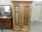 ANTIQUE WOODEN WARDROBE W/ TWO DRAWERS