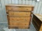 ANTIQUE 4 DRAWER DRESSER