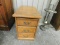 ANTIQUE OAK 2 DRAWER WOODEN FILE CABINET